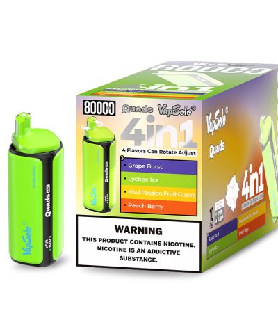 Vapsolo Quads 80000 Disposable Vape - 4-in-1 Flavors, Mesh Coilsの別ビュー