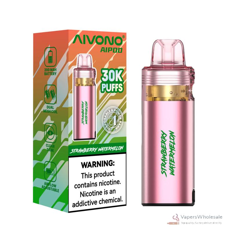 Aivono AIM AIPOD 30000 Puffs Disposable Vape | Rechargeable & Adjustable Airflow - Image 4