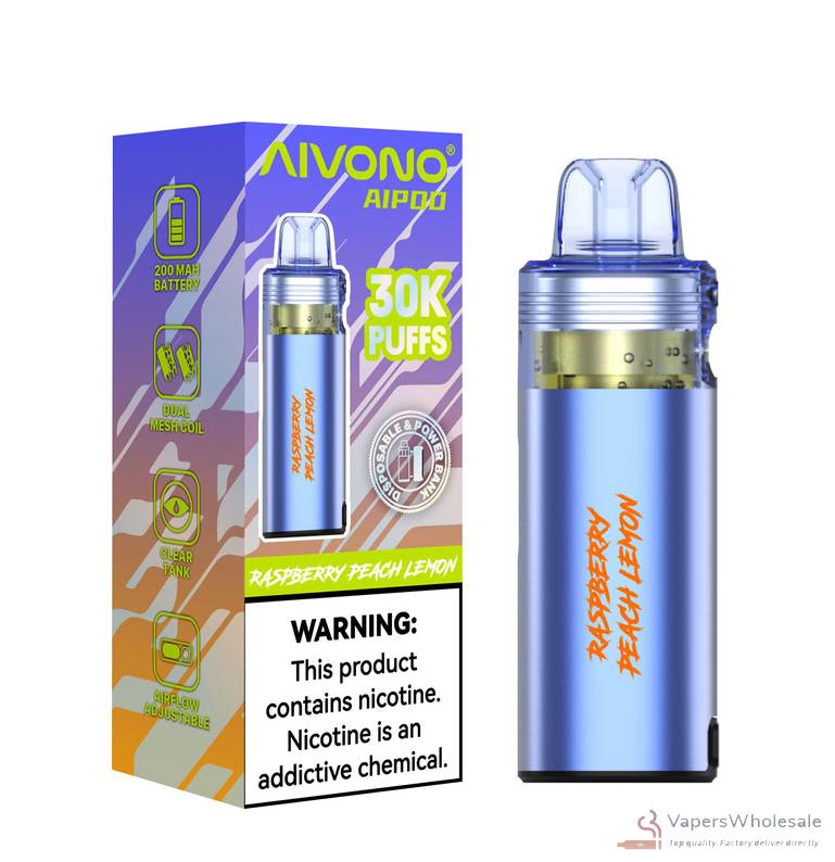 Aivono AIM AIPOD 30000 Puffs Disposable Vape | Rechargeable & Adjustable Airflow - Image 6