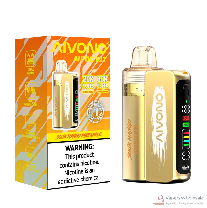 Aivono AIM AIPOD KIT 30000 Disposable Vape | Smart 30K Puffs - Obraz 4