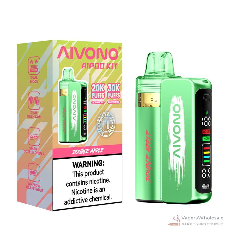 Aivono AIM AIPOD KIT 30000 Disposable Vape | Smart 30K Puffs - Obraz 6