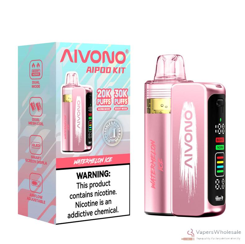 Aivono AIM AIPOD KIT 30000 Disposable Vape | Smart 30K Puffs - Obraz 3