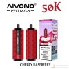 Vape descartável Aivono AIM FATMAX 50K - 50.000 baforadas, 30 ml, recarregável