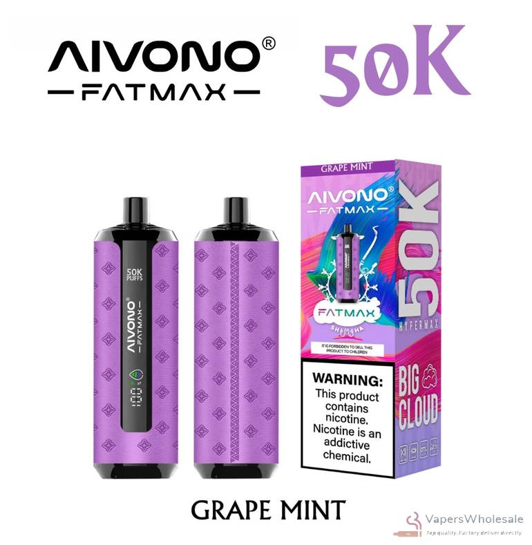 Aivono AIM FATMAX 50K Disposable Vape - 50,000 Puffs, 30ml, Rechargeable - Imagem 3