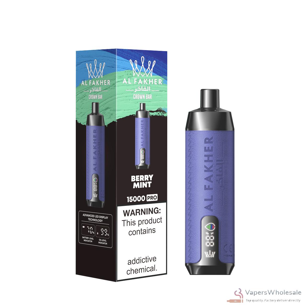 AlFakher Crown Bar 15000 Pro Disposable Vape - Imagem 5