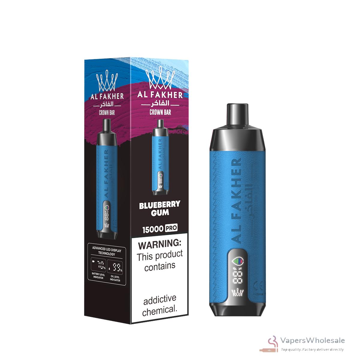 AlFakher Crown Bar 15000 Pro Disposable Vape - Imagem 3