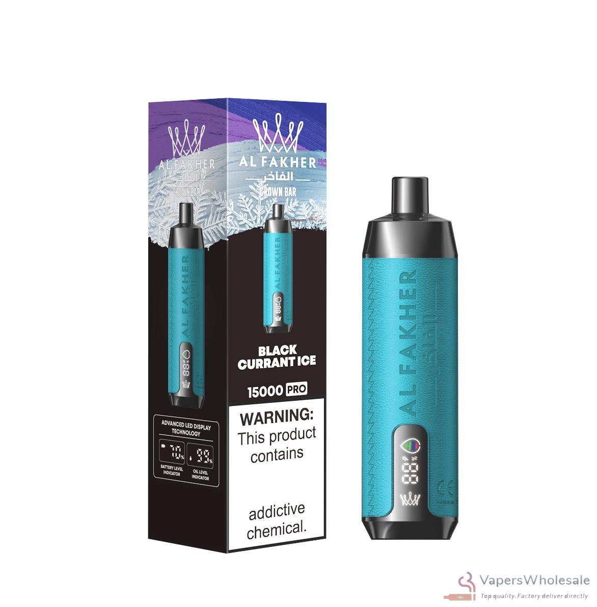 AlFakher Crown Bar 15000 Pro Vape descartável