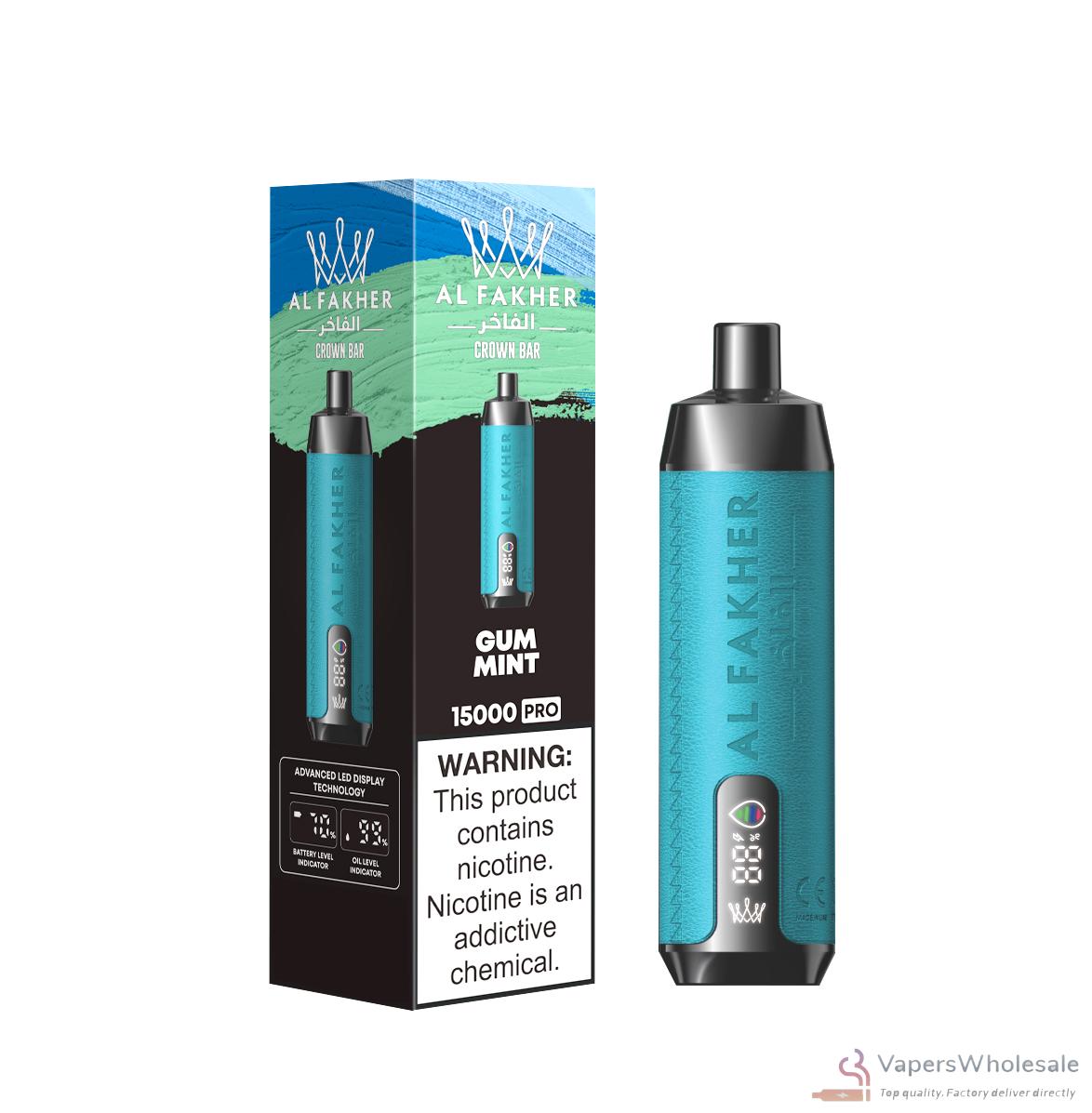 AlFakher Crown Bar 15000 Pro Disposable Vape - Imagem 2