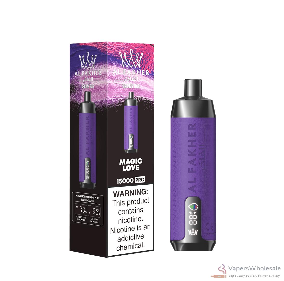 AlFakher Crown Bar 15000 Pro Disposable Vape - Imagem 6