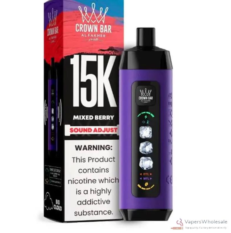 Alfakher ICE ADJUST 15000 Disposable Vape - Dual Mode, Big Screen, 15000 Puffs - Slika 4