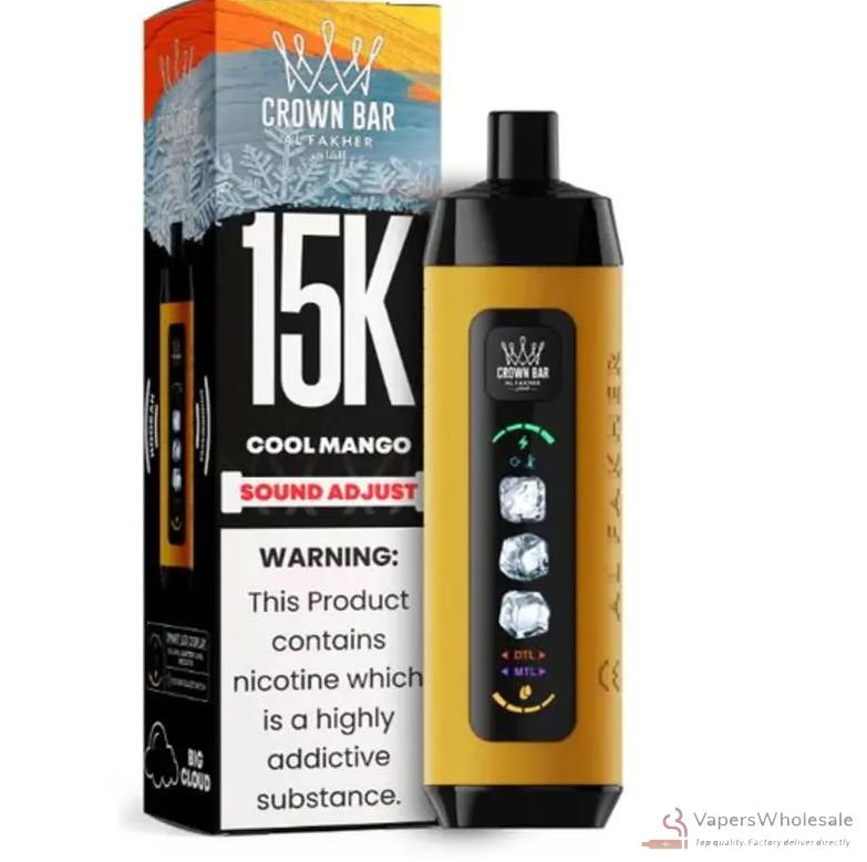 Alfakher ICE ADJUST 15000 Disposable Vape - Dual Mode, Big Screen, 15000 Puffs - Slika 6