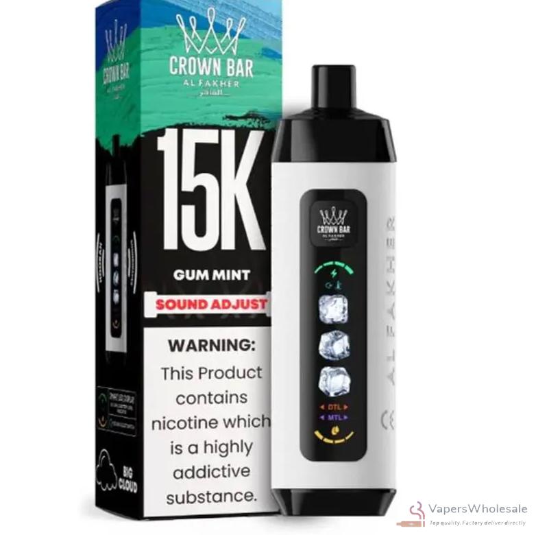Alfakher ICE ADJUST 15000 Disposable Vape - Dual Mode, Big Screen, 15000 Puffs - Slika 3
