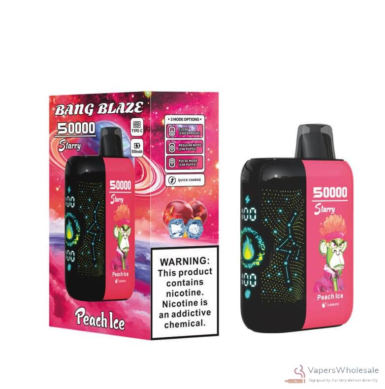 Bang Blaze 50000 Puffs Disposable Vape - High Capacity Rechargeable - Imagem 4