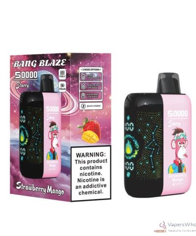 Bang Blaze 50000 Puffs Vape descartável - Recarregável de alta capacidade