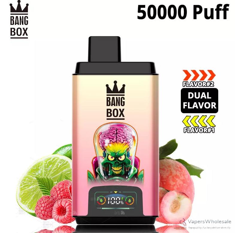 Bang Box 50000 engångsvape - 50 000 puffar, hög kapacitet | breda nikotinalternativ