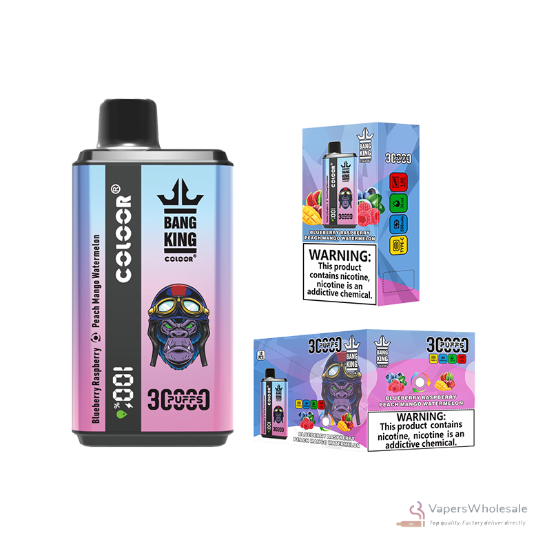 Bang King 30000 Double Flavor Rechargeable Disposable Vape Pen Wholesale – Image 3