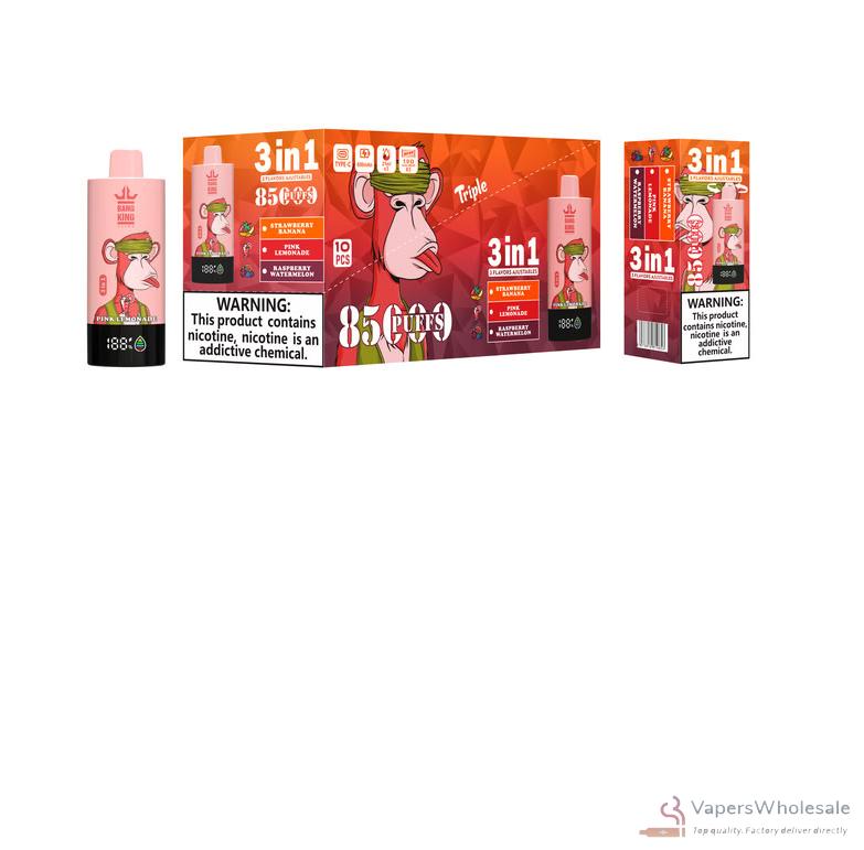 Одноразова вейп-система Bang King 85K Puff Triple Pod - 85 000 затяжок