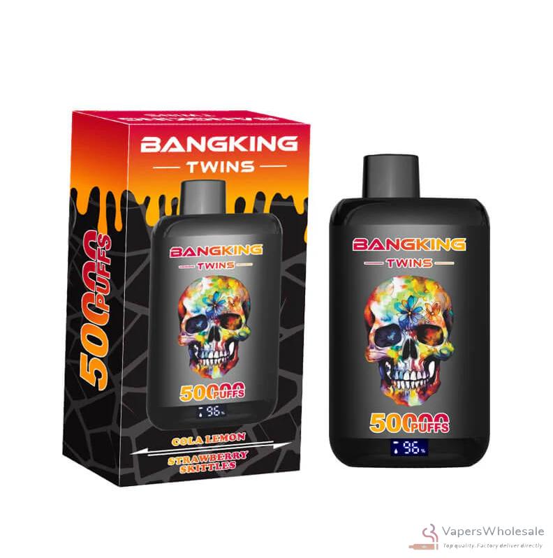 Bang King Twins 50000 Puff Dual Flavor Disposable Vape - Rechargeable Mesh Coil – Image 6