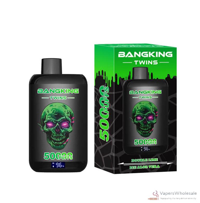 Bang King Twins 50000 Puff Dual Flavor Disposable Vape - Rechargeable Mesh Coil – Image 4