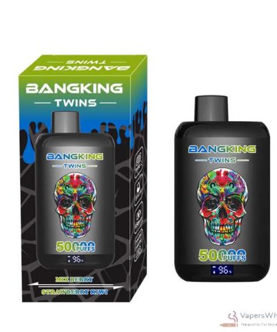 Bang King Twins 50000 Puff Dual Flavor Vape jetable - Rechargeable Mesh Coil