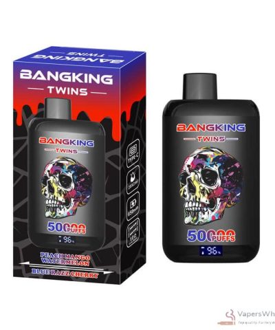 Vue alternative de Bang King Twins 50000 Puff Dual Flavor Disposable Vape - Rechargeable Mesh Coil