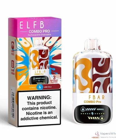 Elfbar Combo Pro 30000 Vape za enkratno uporabo: 30K Puffs, komplet za polnjenje