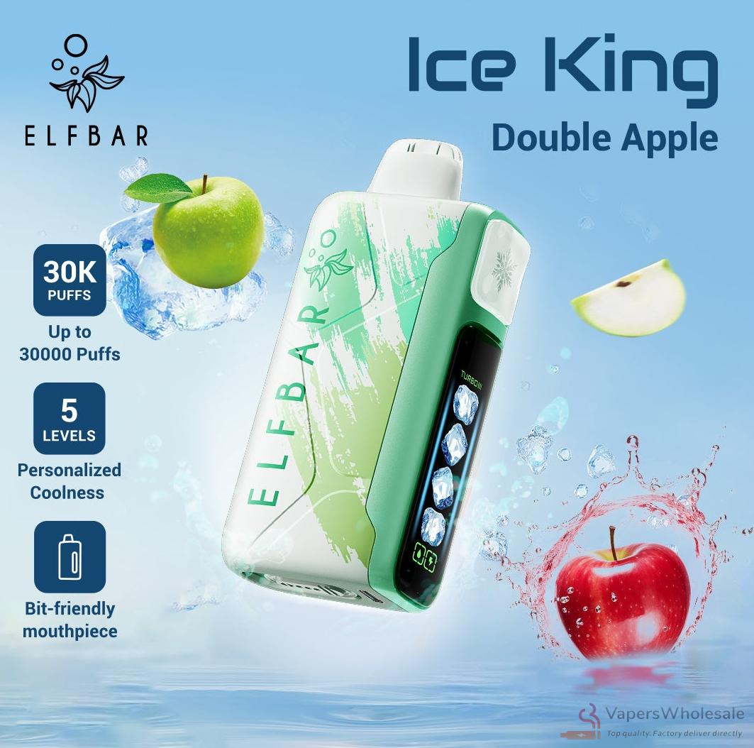 Elfbar Ice King 30000 Disposable Vape - 30K Puffs, Rechargeable, 20ml E-Liquid – Image 6