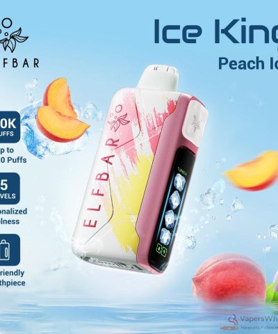 Vue alternative de Elfbar Ice King 30000 Disposable Vape - 30K Puffs, Rechargeable, 20ml E-Liquid