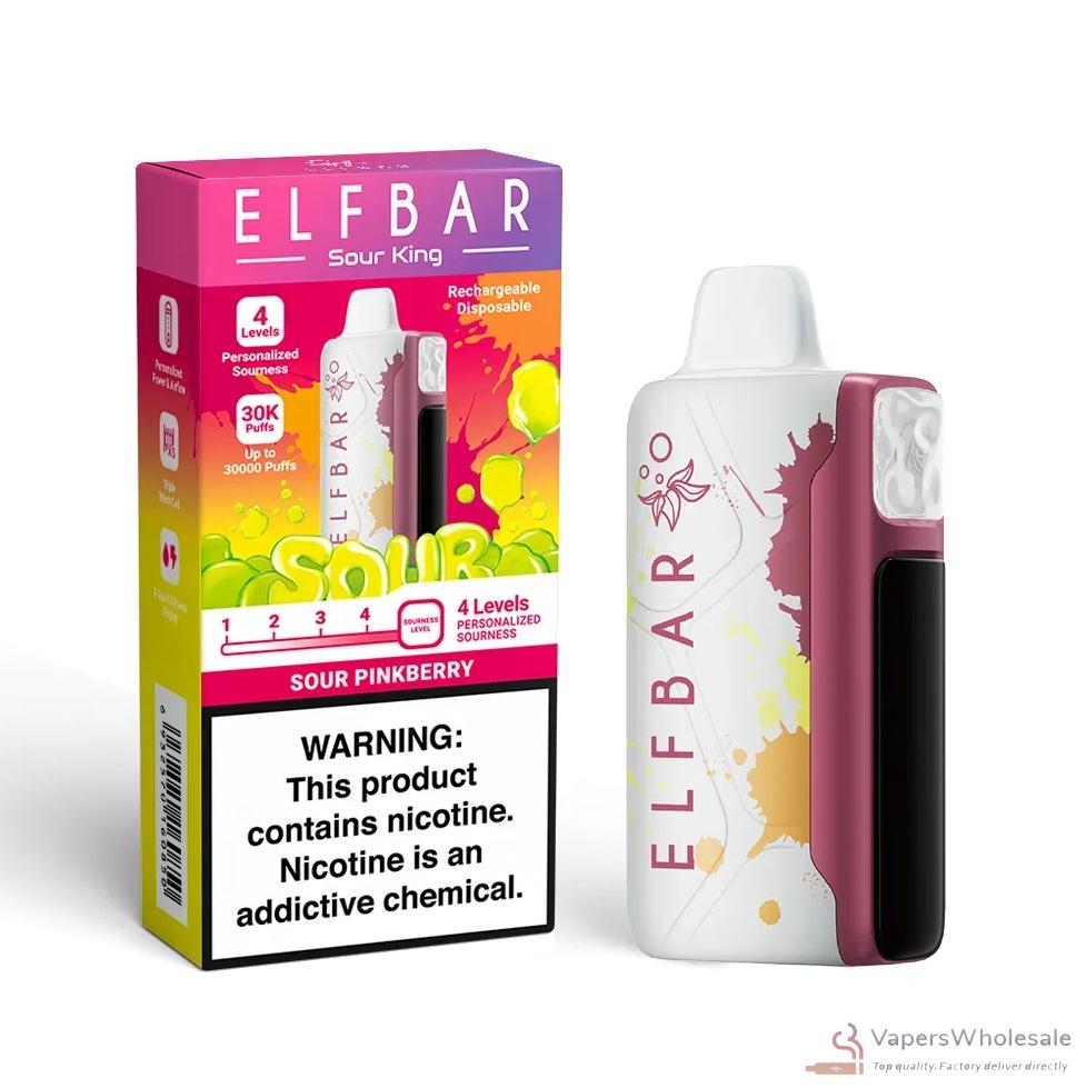 Elfbar Sour King Disposable Vape with 30,000 Puffs & Customizable Sourness - Bild 4