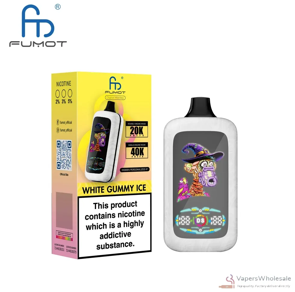 Fumot Digital Monkey Disposable Vape - High Puff Count & Dual Engine - Bild 6