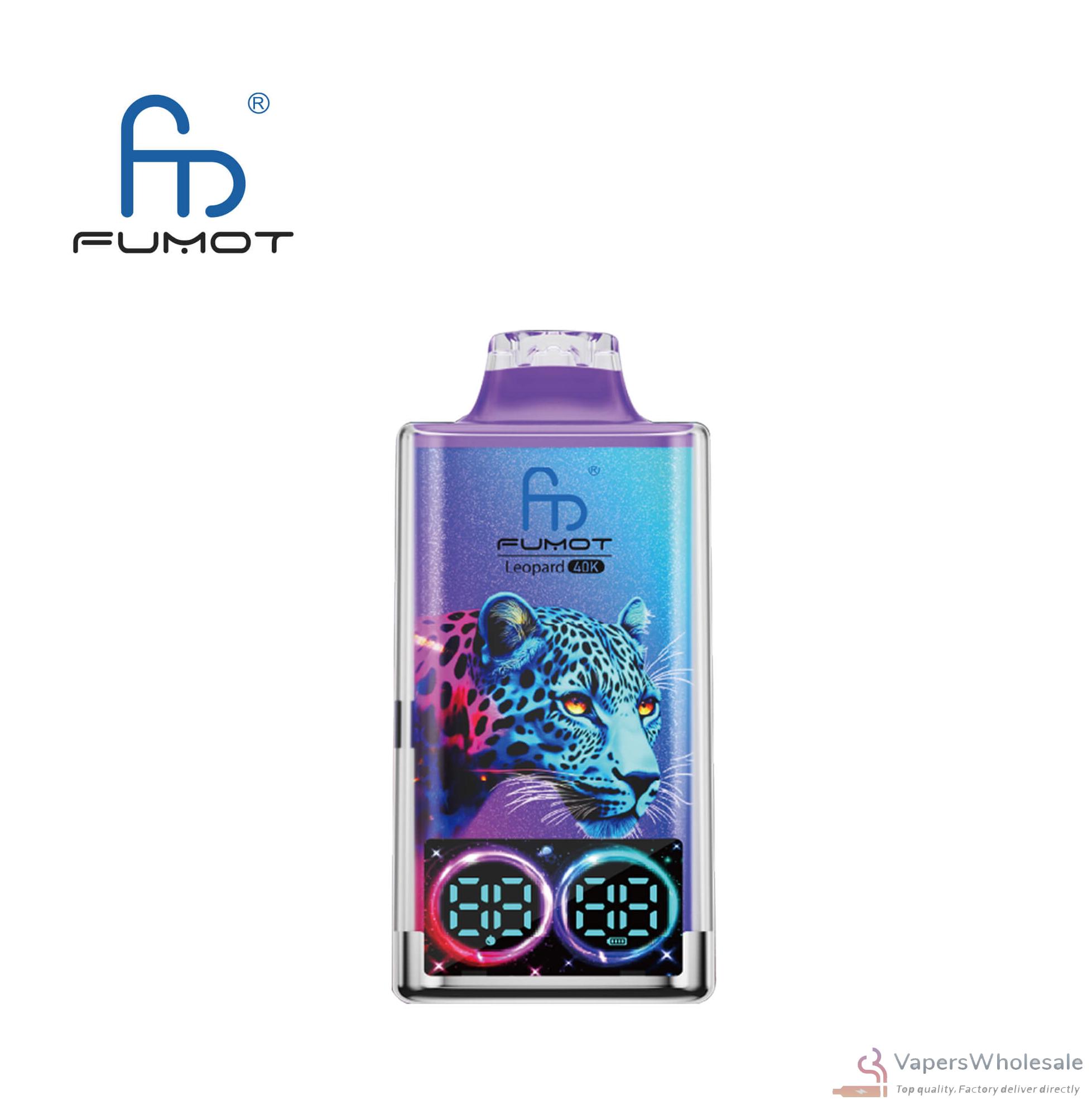 Fumot Leopard 40K Disposable Vape - Rechargeable LED with 40,000 Puffs - Obrázek 2