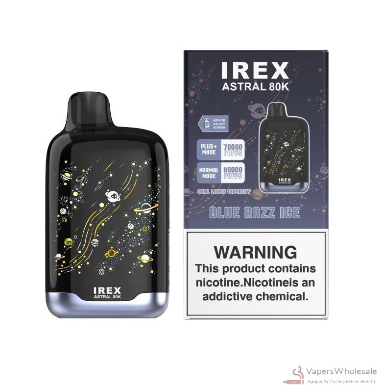 IREX Astral 80000 Disposable Vape - 80K Puffs, Rechargeable, 15 Flavors - Billede 4