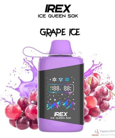 IREX Ice Queen 60000 Puffs Vape jetable - 5% Nicotine Rechargeable Device