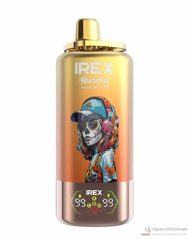 IREX QUADRA 4-in-1 Disposable Vape with 100,000 Puffs and 100ml Juice - Obrázek 5