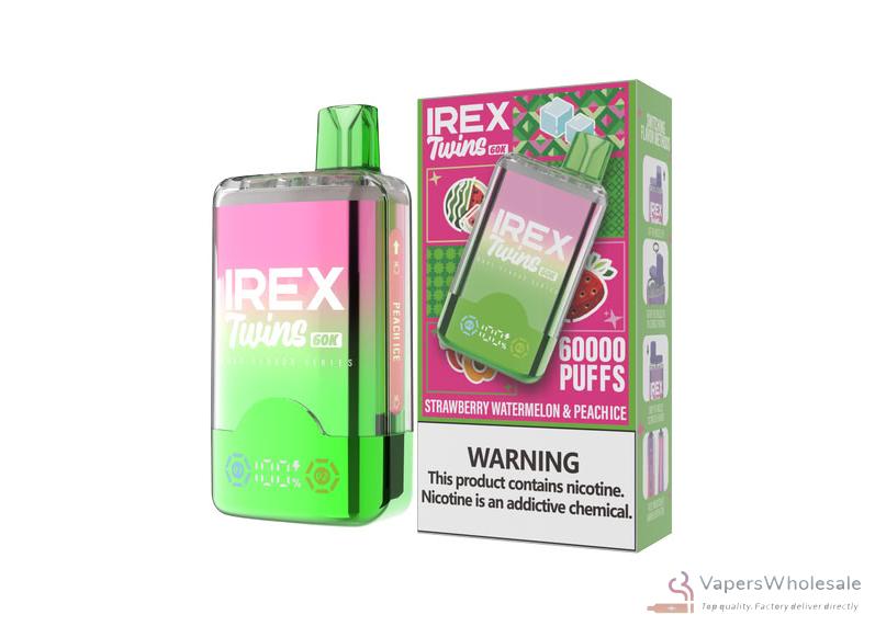 IREX TWINS 60000 Disposable Vape - 40K Puffs, Dual Tank 5% Nicotine - Billede 5