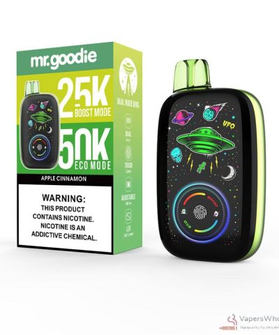Mr. Goodie Dual Mode King: Vape descartável de 50.000 baforadas com dois modos
