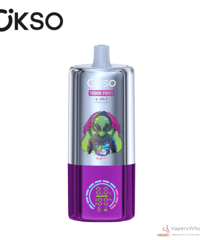 Vista alternativa do OKSO 3in1 70000 Puffs Disposable Vape - Triple Mesh Coils, 48mL E-Liquid