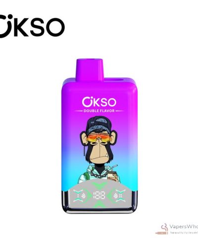 Vista alternativa do OKSO Double Flavor 60K Puffs Disposable Vape - Dual E-Liquid Innovation