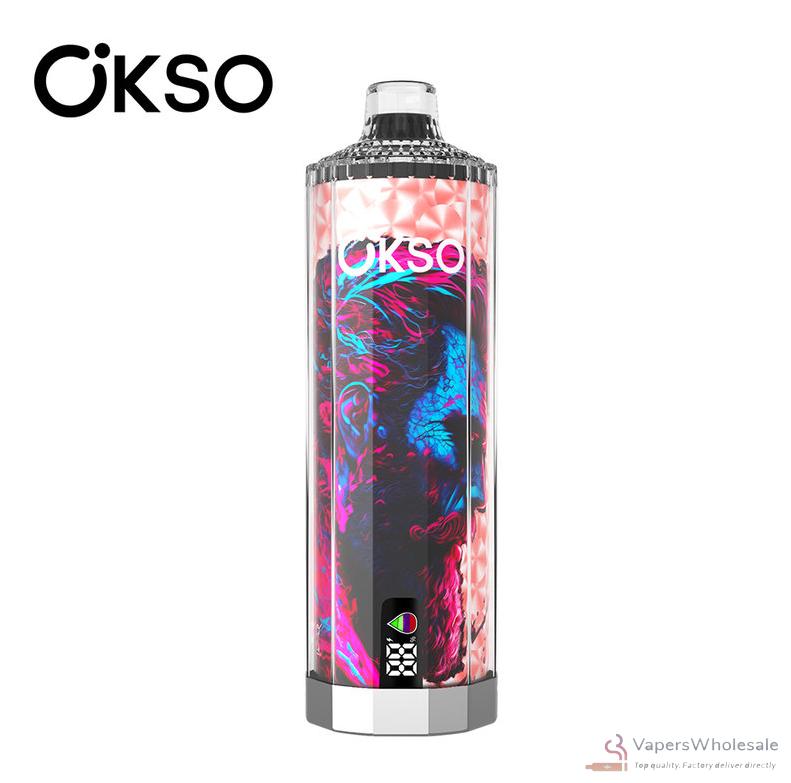 OKSO Shisha Hookah Mega 50K Disposable Vape - 50,000 Puffs, 40mL E-liquid - Εικόνα 3