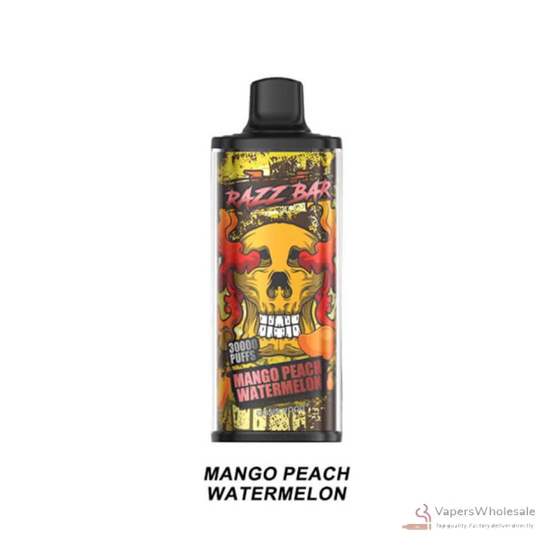 Razz Bar 30000 Puffs Refillable Disposable Vape - 16 Flavors Rechargeable – Image 4