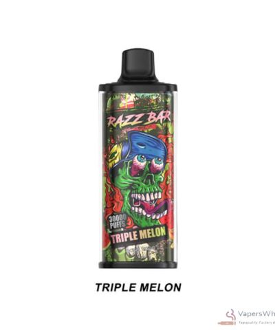 Vue alternative de Razz Bar 30000 Puffs Refillable Disposable Vape - 16 Flavors Rechargeable