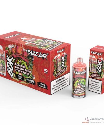 Razz Bar 60K Puffs Disposable Vape | 60,000 Puffs & 16 Flavorsの別ビュー