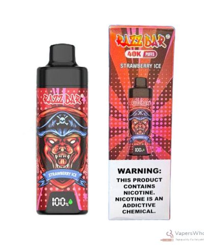 ラズバー NEW 4万パフ使い捨てVAPE|LEDディスプレイ|16フレーバー