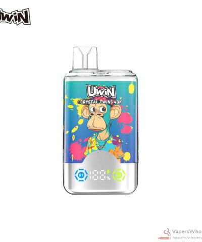 Vista alternativa do Uwin Crystal Twins 40000 Disposable Vape | Massive 40K Puffs | Rechargeable