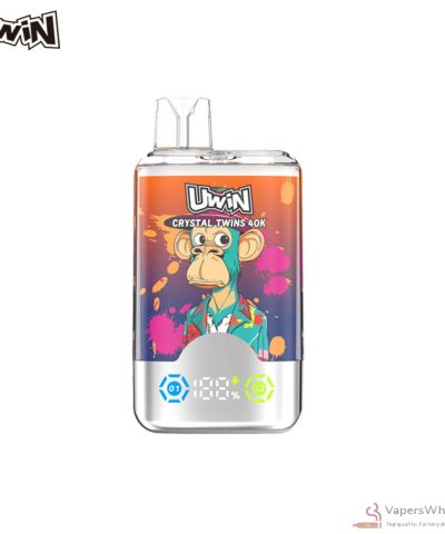 Uwin Crystal Twins 40000 Vape descartável | Massive 40K Puffs | Recarregável