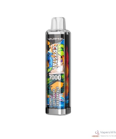 Vapme Crystal 7000 Vape jetable - 7000 bouffées et 30 saveurs