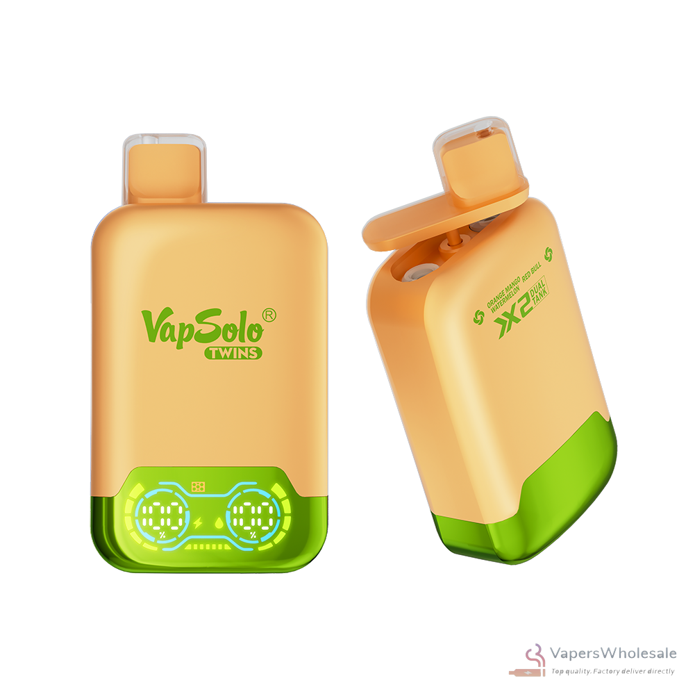 Vapsolo Twins 20000 Disposable Vape | Dual Flavors, 20000 Puffs, Rechargeable – Image 2