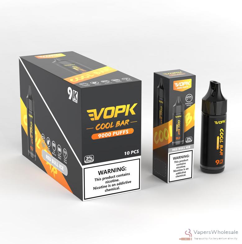 VOPK Cool Bar 9000 Disposable Vape Pen | 9000 Puffs & 10 Flavors - Imagem 6