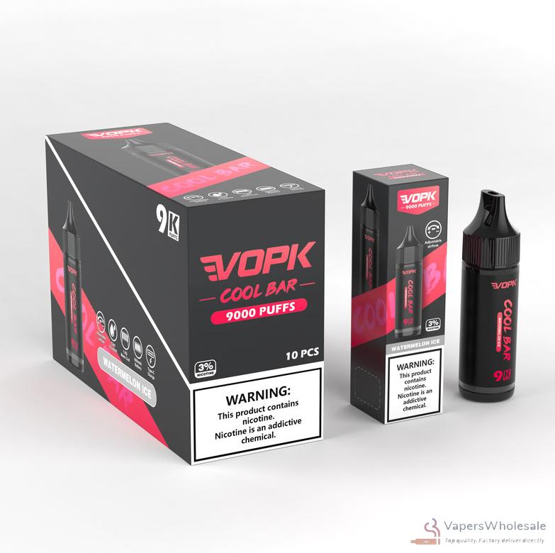 VOPK Cool Bar 9000 Disposable Vape Pen | 9000 Puffs & 10 Flavors - Imagem 3