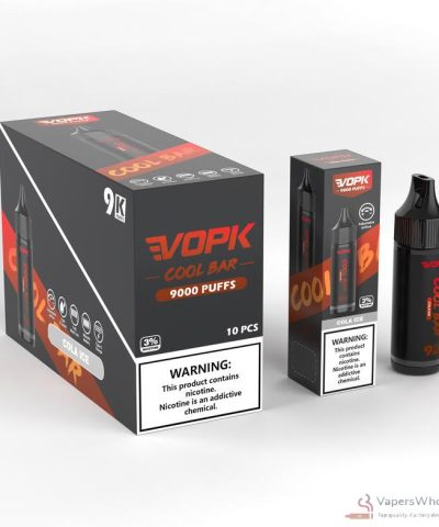 VOPK Cool Bar 9000 Stylo à Vape jetable - 9000 bouffées et 10 saveurs